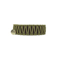 Bild in Galerie-Betrachter laden, Biothane Paracord Halsband "Dunkelbraun/Oliv"