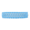 Bild in Galerie-Betrachter laden, Biothane Paracord Halsband "Pastellblau/Pastellblau"