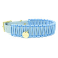 Bild in Galerie-Betrachter laden, Biothane Paracord Halsband "Pastellblau/Pastellblau"