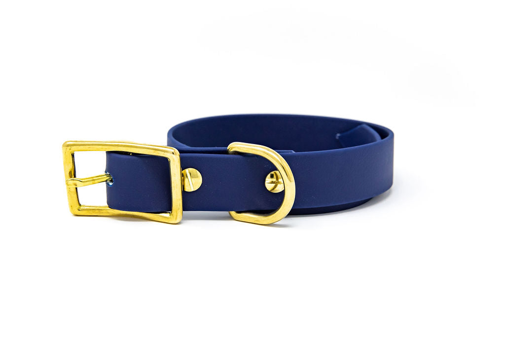 Biothane Halsband "Dunkelblau"