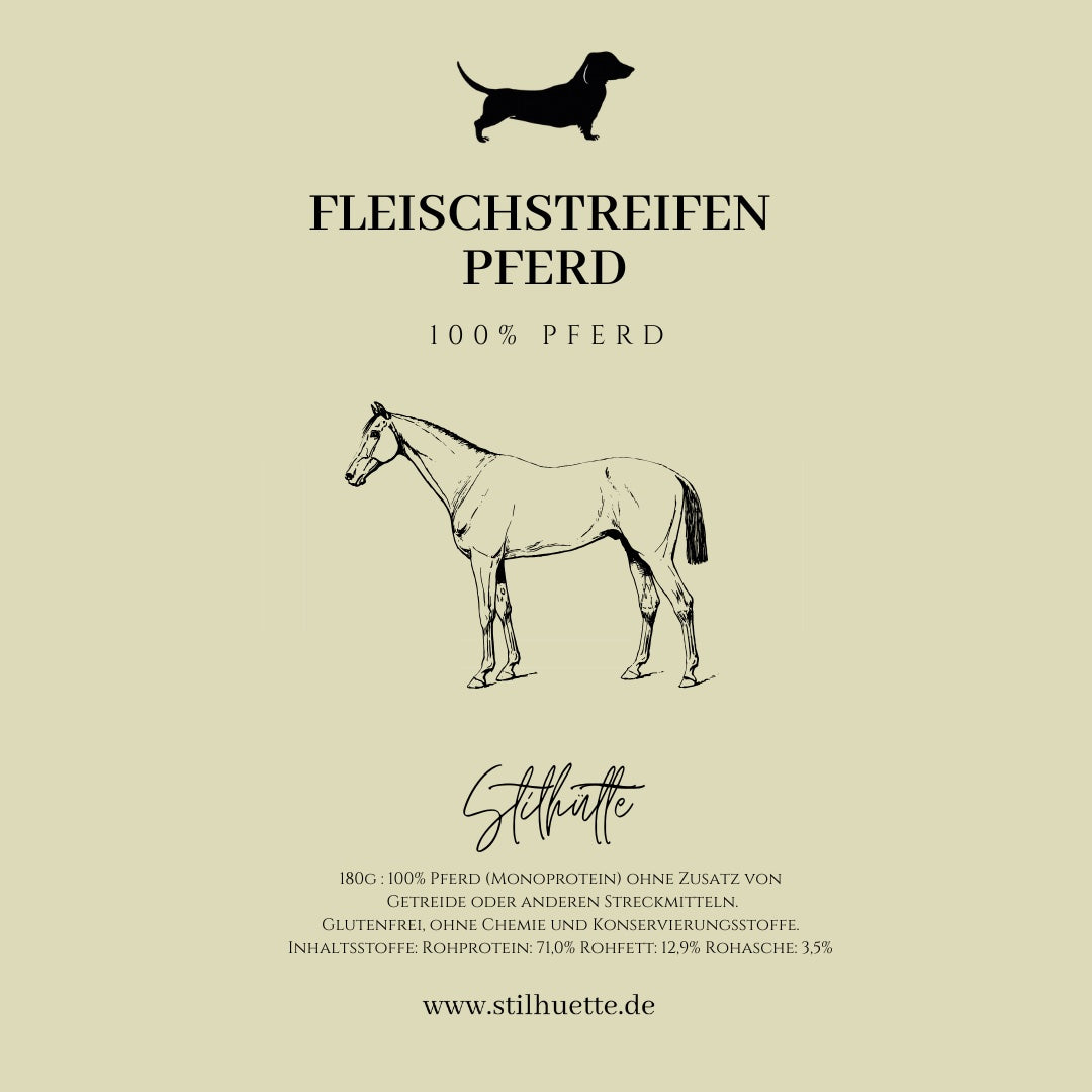Fleischstreifen Pferd