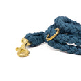 Bild in Galerie-Betrachter laden, Paracord Leine "meeresblau"