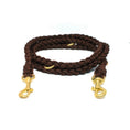 Load image into Gallery viewer, Paracord Leine "Dunkelbraun"