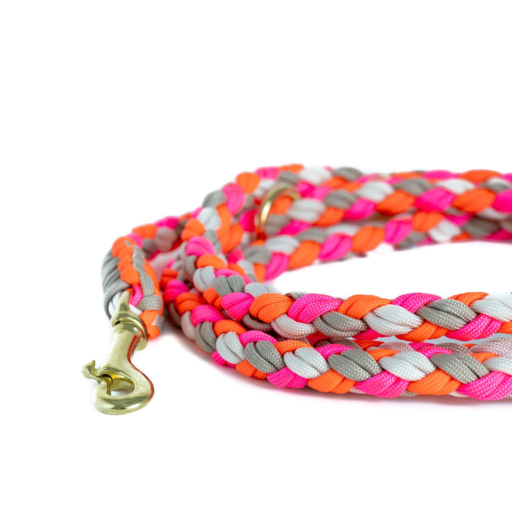 Paracord leash "mauve"