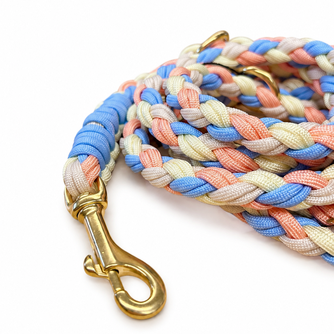 Laisse en paracorde « beige »