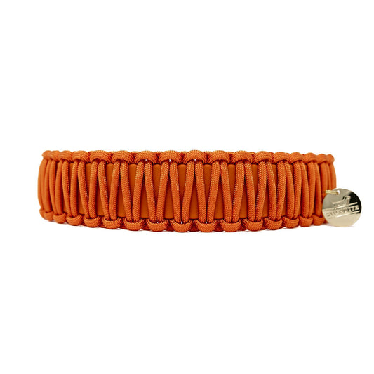 Biothane Paracord Halsband "Foxorange/Foxorange"