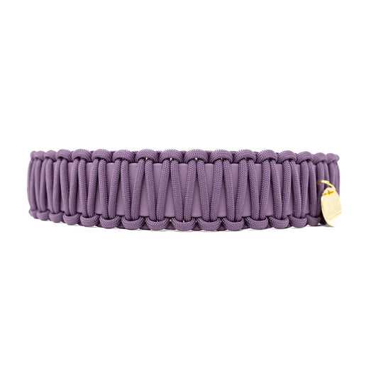 Biothane Paracord Halsband "Mauve/Mauve"
