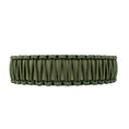 Bild in Galerie-Betrachter laden, Biothane Paracord Halsband "Oliv/Dunkeloliv"

