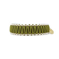 Bild in Galerie-Betrachter laden, Biothane Paracord Halsband "Oliv/Oliv-Creme"
