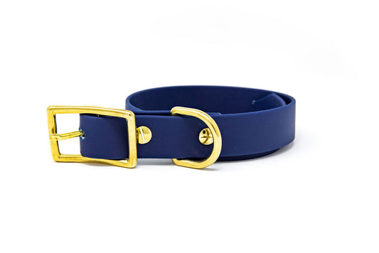 Biothane Halsband "Dunkelblau"