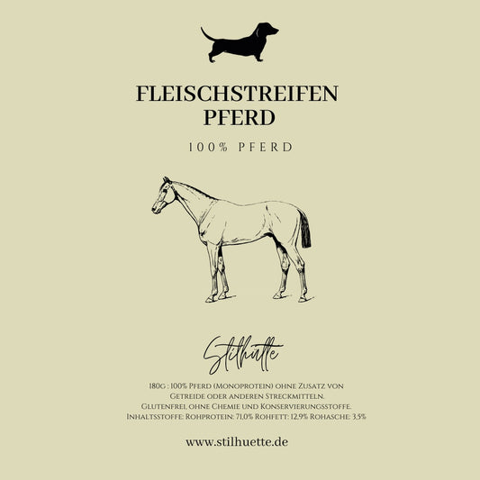 Fleischstreifen Pferd