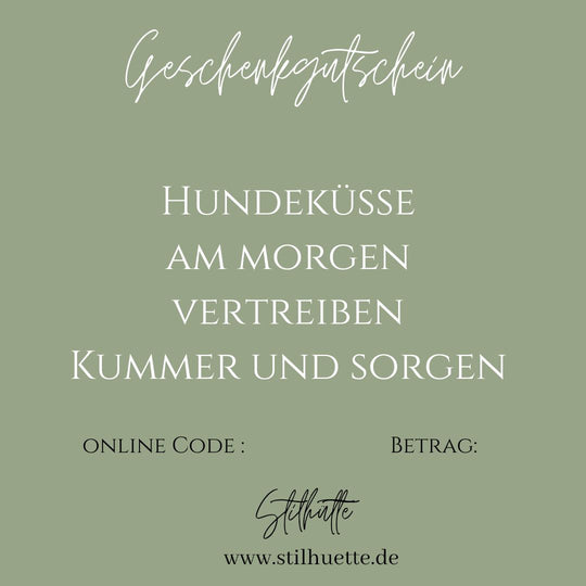 "Dog Kisses" voucher