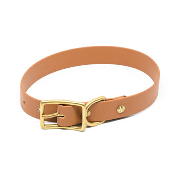Biothane Halsband "Cognac"