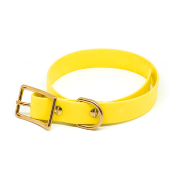 Biothane Halsband "Gelb"