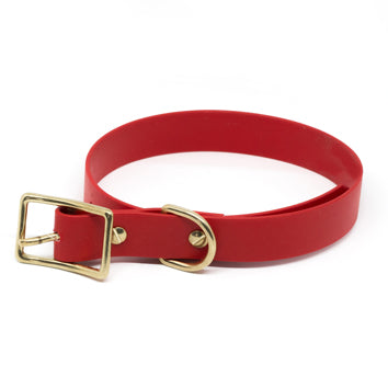 Biothane Halsband "Rot"