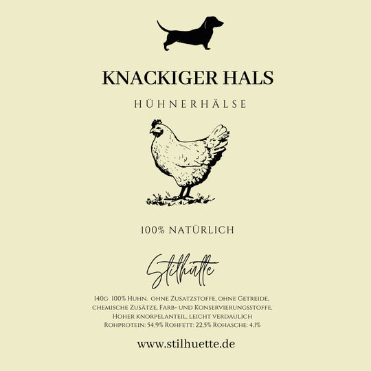 Cous de poulet, cou croustillant 