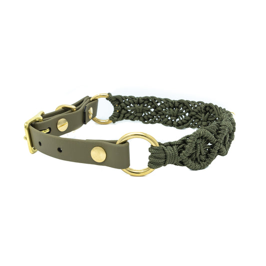 Ocean Halsband "Dunkeloliv"