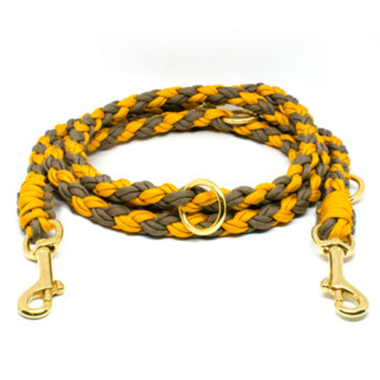 Paracord Leine "Tan/Senfgelb"
