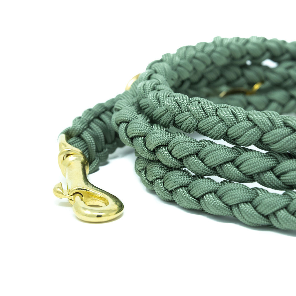 Paracord Leine "sage"