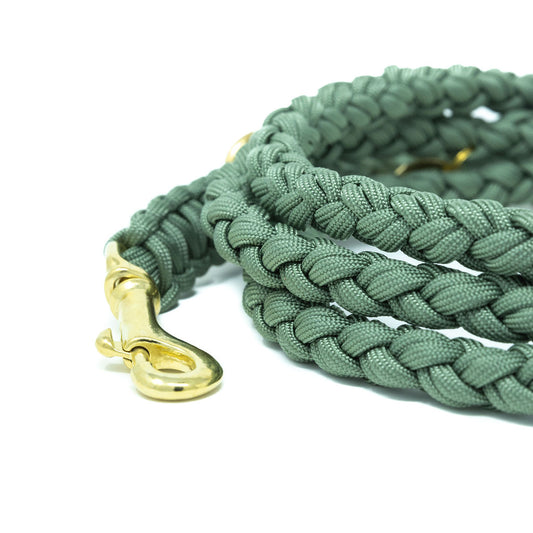 Paracord Leine "sage"