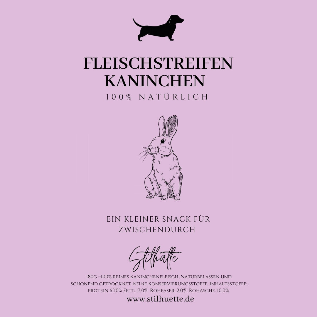 Fleischstreifen Kaninchen
