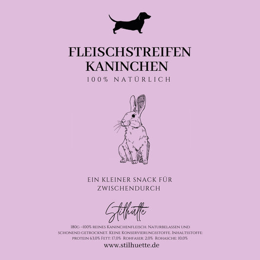 Fleischstreifen Kaninchen